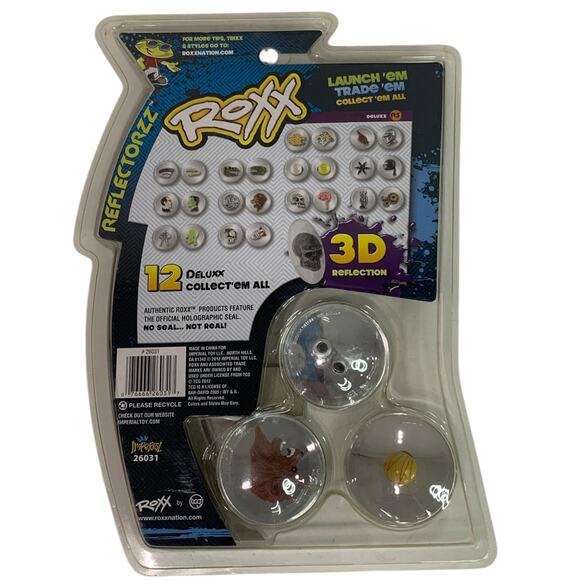 Roxx Reflectorzz New Cards Checklist 3D Reflection Rocket Eyeball Planet - Picture 8 of 13